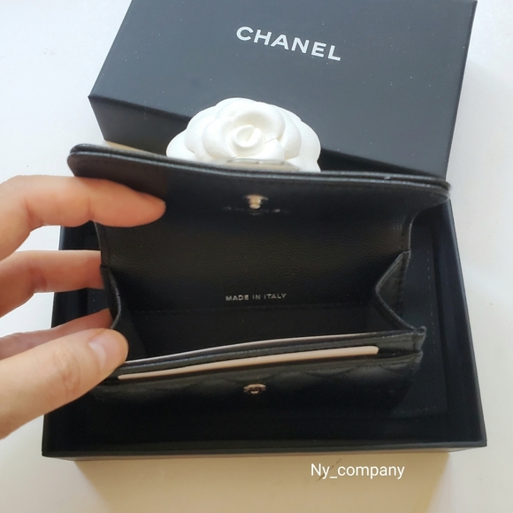 (SALE)Chanel Boy Flap Card Holder Brand New - Picture 4 of 8